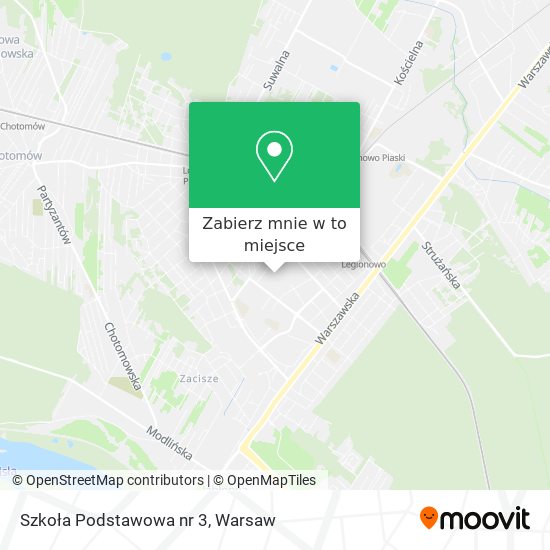 Mapa Szkoła Podstawowa nr 3