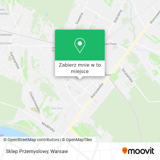 Mapa Sklep Przemyslowy