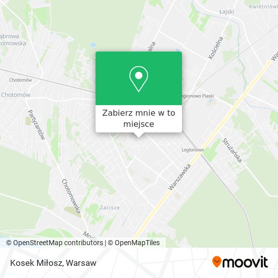 Mapa Kosek Miłosz