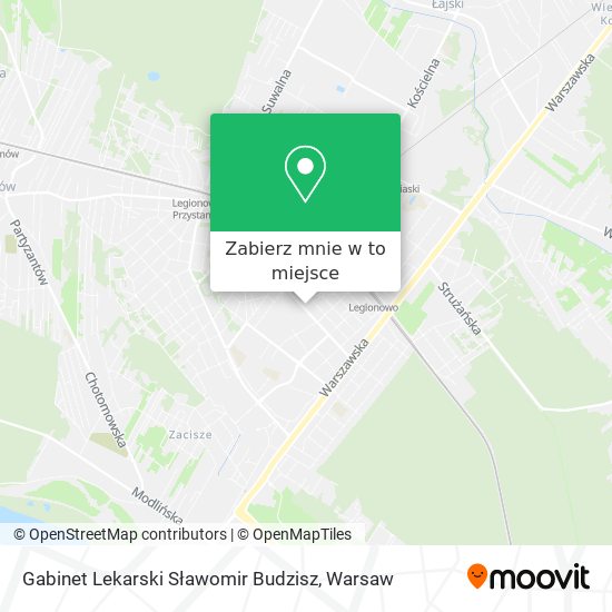 Mapa Gabinet Lekarski Sławomir Budzisz