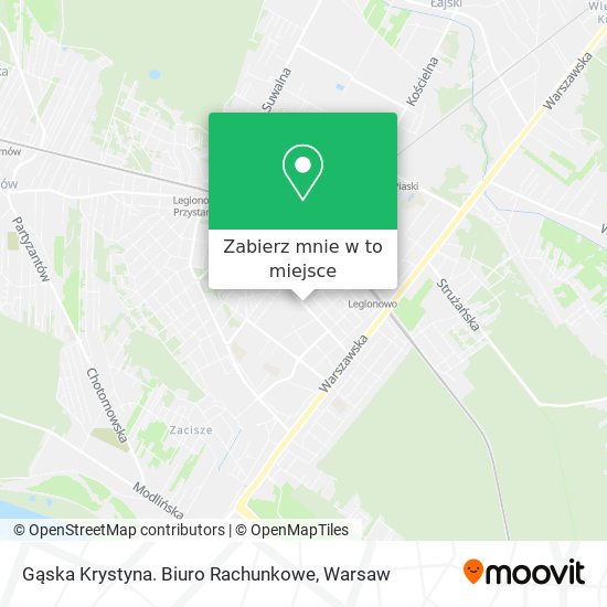 Mapa Gąska Krystyna. Biuro Rachunkowe