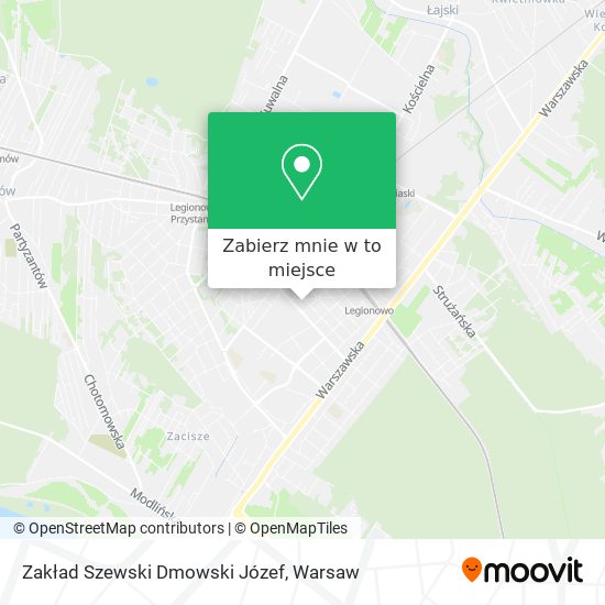 Mapa Zakład Szewski Dmowski Józef