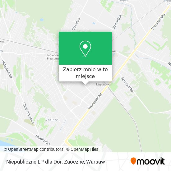 Mapa Niepubliczne LP dla Dor. Zaoczne