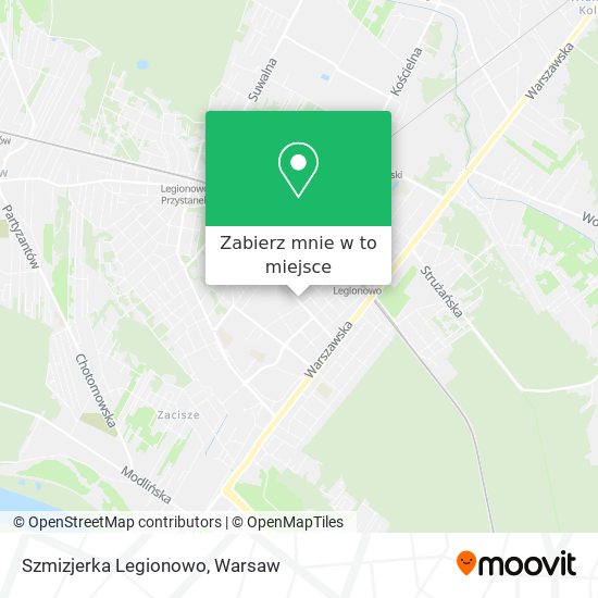 Mapa Szmizjerka Legionowo