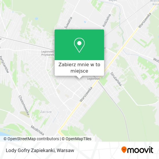 Mapa Lody Gofry Zapiekanki