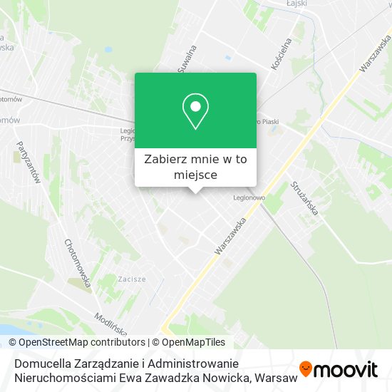 Mapa Domucella Zarządzanie i Administrowanie Nieruchomościami Ewa Zawadzka Nowicka