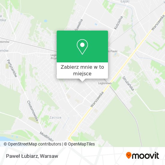 Mapa Paweł Łubiarz