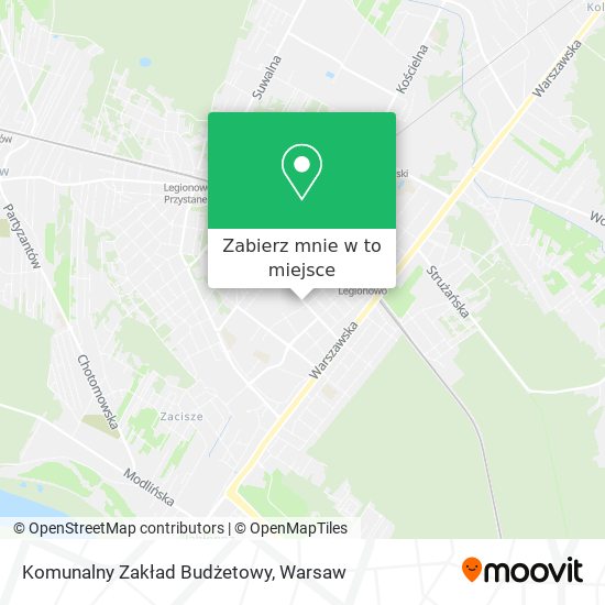 Mapa Komunalny Zakład Budżetowy