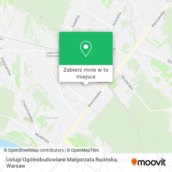 Mapa Usługi Ogólnobudowlane Małgorzata Rucińska