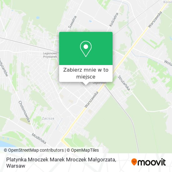 Mapa Platynka Mroczek Marek Mroczek Małgorzata