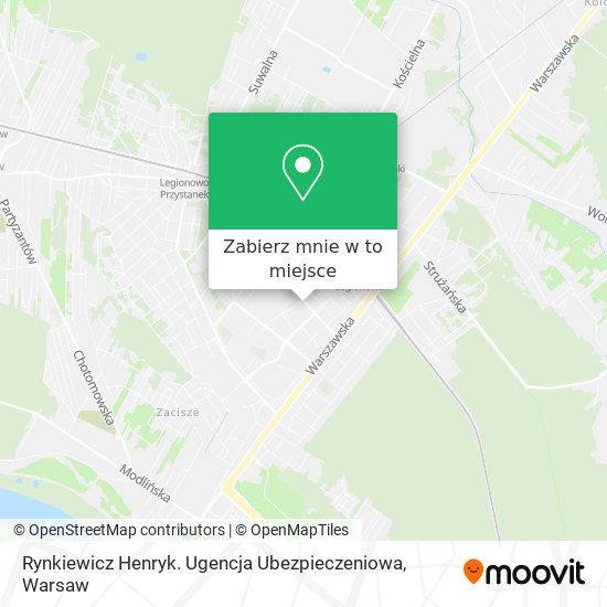 Mapa Rynkiewicz Henryk. Ugencja Ubezpieczeniowa