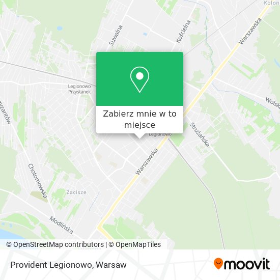 Mapa Provident Legionowo