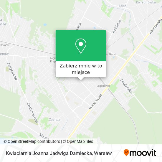 Mapa Kwiaciarnia Joanna Jadwiga Damiecka