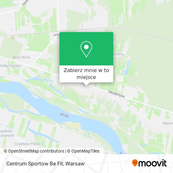 Mapa Centrum Sportow Be Fit