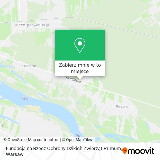 Mapa Fundacja na Rzecz Ochrony Dzikich Zwierząt Primum