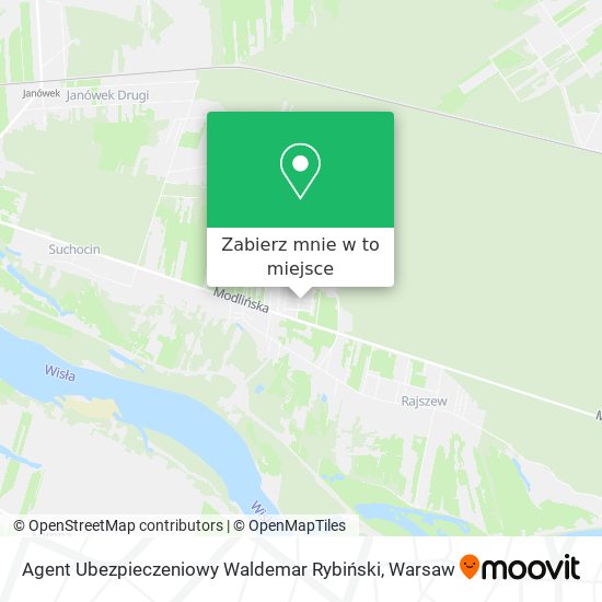 Mapa Agent Ubezpieczeniowy Waldemar Rybiński