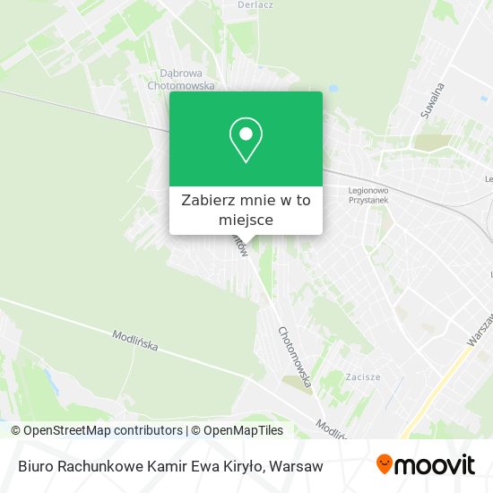 Mapa Biuro Rachunkowe Kamir Ewa Kiryło