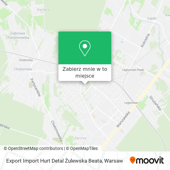 Mapa Export Import Hurt Detal Żulewska Beata