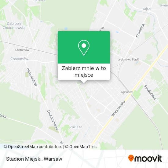 Mapa Stadion Miejski