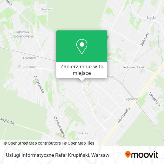 Mapa Usługi Informatyczne Rafał Krupiński