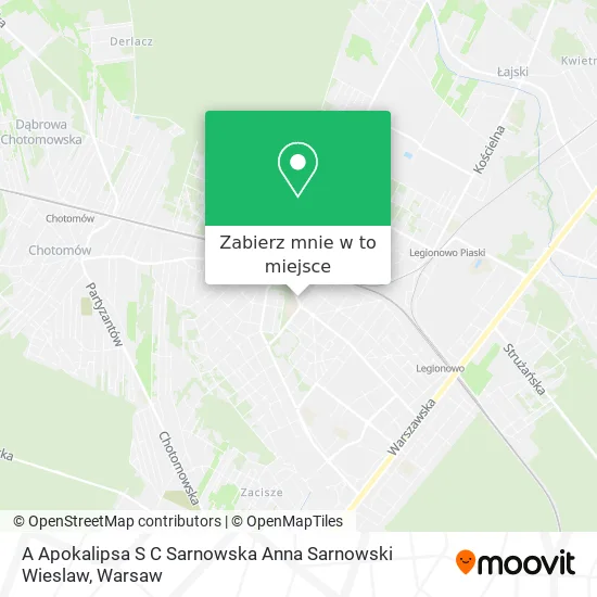 Mapa A Apokalipsa S C Sarnowska Anna Sarnowski Wieslaw