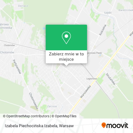 Mapa Izabela Piechocińska Izabela