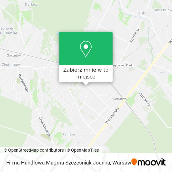 Mapa Firma Handlowa Magma Szczęśniak Joanna