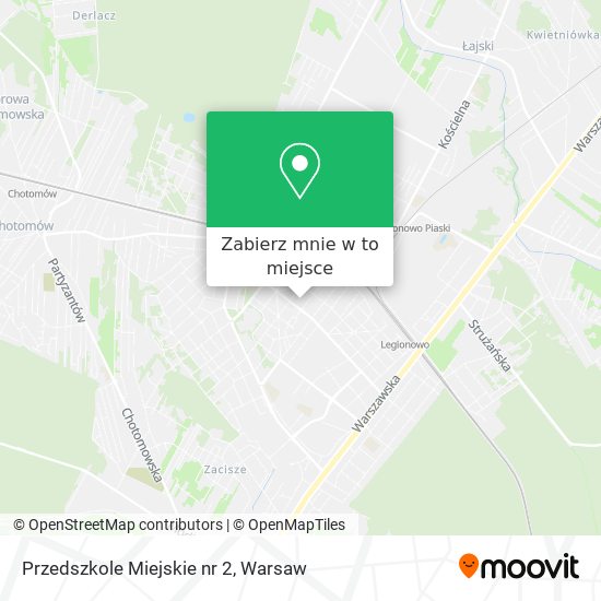 Mapa Przedszkole Miejskie nr 2