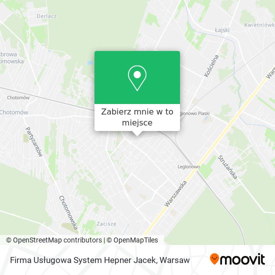 Mapa Firma Usługowa System Hepner Jacek