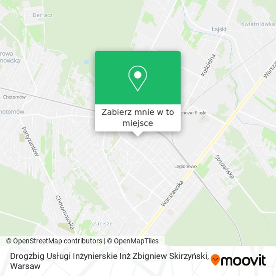 Mapa Drogzbig Usługi Inżynierskie Inż Zbigniew Skirzyński