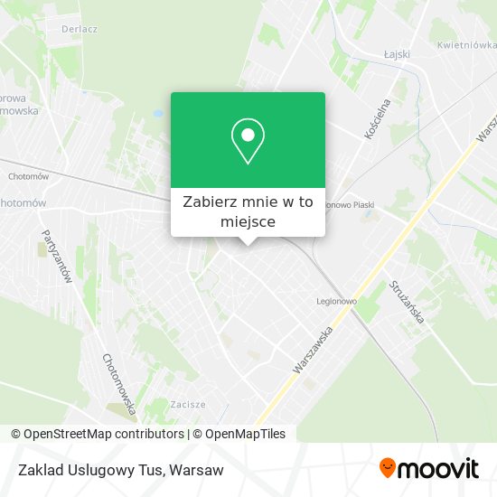 Mapa Zaklad Uslugowy Tus