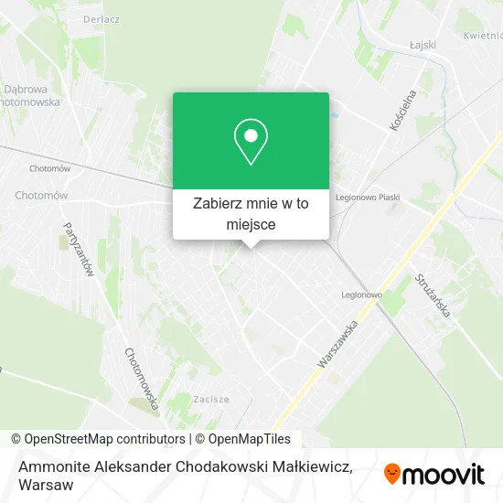 Mapa Ammonite Aleksander Chodakowski Małkiewicz