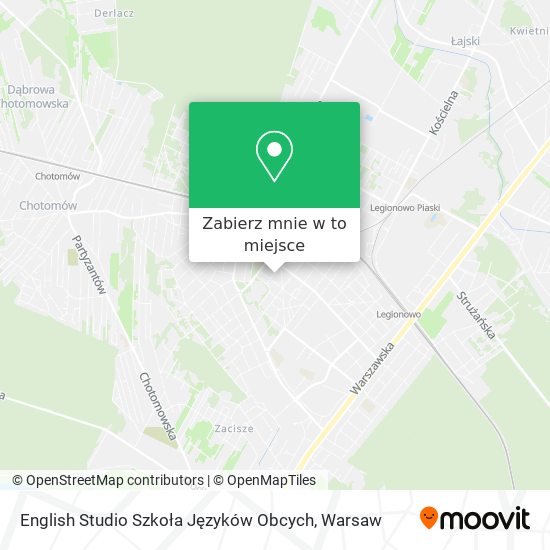 Mapa English Studio Szkoła Języków Obcych