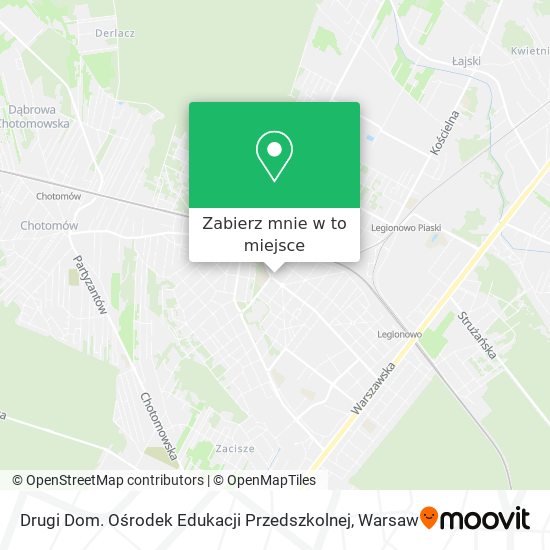 Mapa Drugi Dom. Ośrodek Edukacji Przedszkolnej