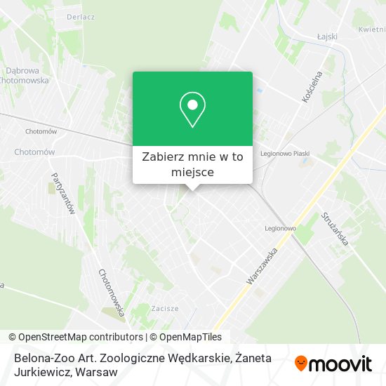 Mapa Belona-Zoo Art. Zoologiczne Wędkarskie, Żaneta Jurkiewicz