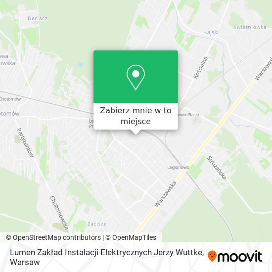 Mapa Lumen Zakład Instalacji Elektrycznych Jerzy Wuttke