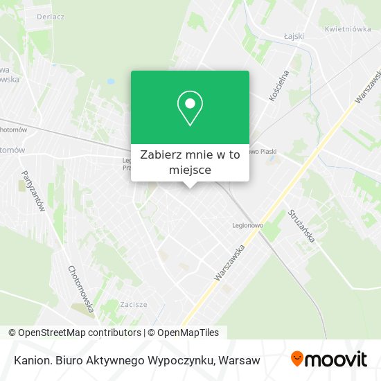 Mapa Kanion. Biuro Aktywnego Wypoczynku