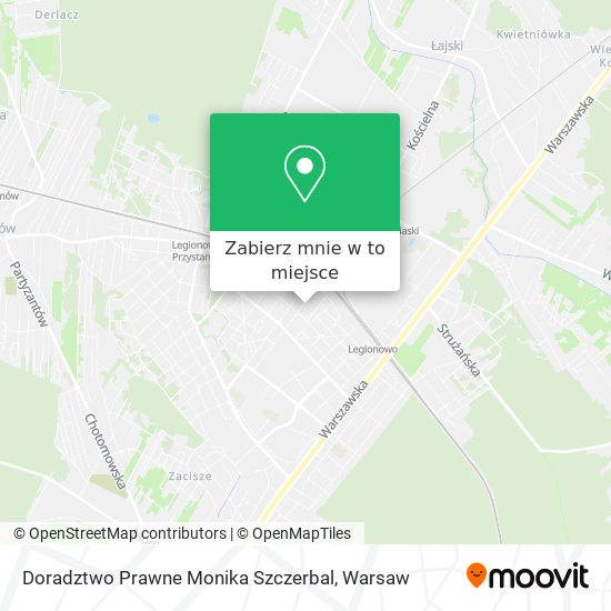 Mapa Doradztwo Prawne Monika Szczerbal