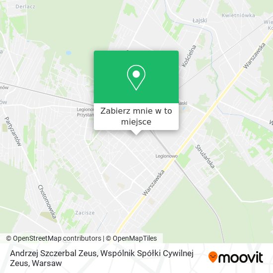 Mapa Andrzej Szczerbal Zeus, Wspólnik Spółki Cywilnej Zeus