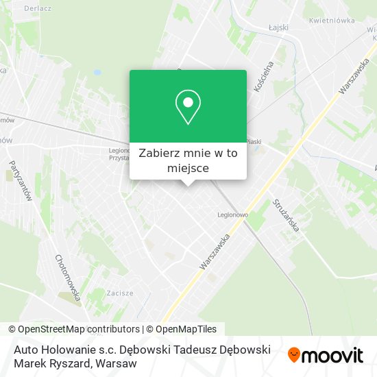 Mapa Auto Holowanie s.c. Dębowski Tadeusz Dębowski Marek Ryszard