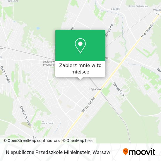 Mapa Niepubliczne Przedszkole Minieinstein