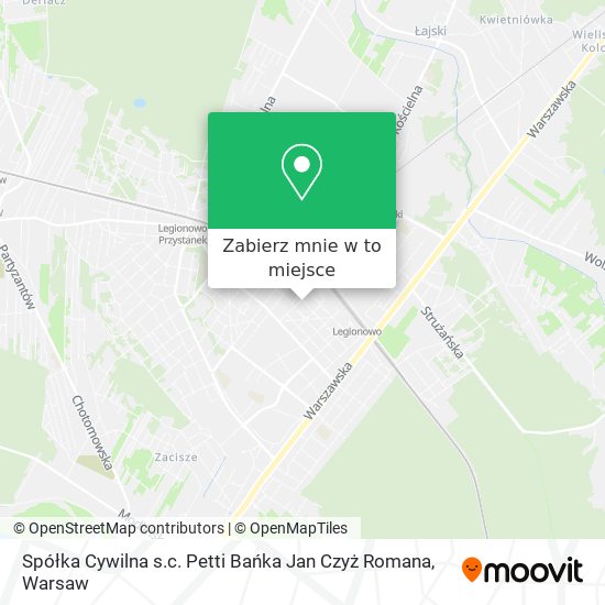 Mapa Spółka Cywilna s.c. Petti Bańka Jan Czyż Romana