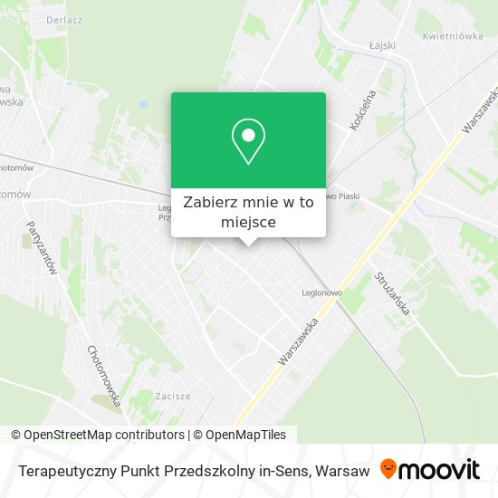 Mapa Terapeutyczny Punkt Przedszkolny in-Sens