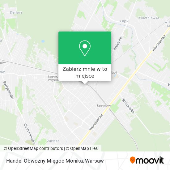 Mapa Handel Obwoźny Mięgoć Monika