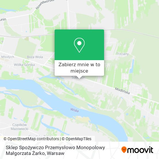 Mapa Sklep Spożywczo Przemysłowo Monopolowy Małgorzata Żarko