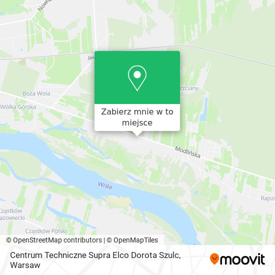 Mapa Centrum Techniczne Supra Elco Dorota Szulc