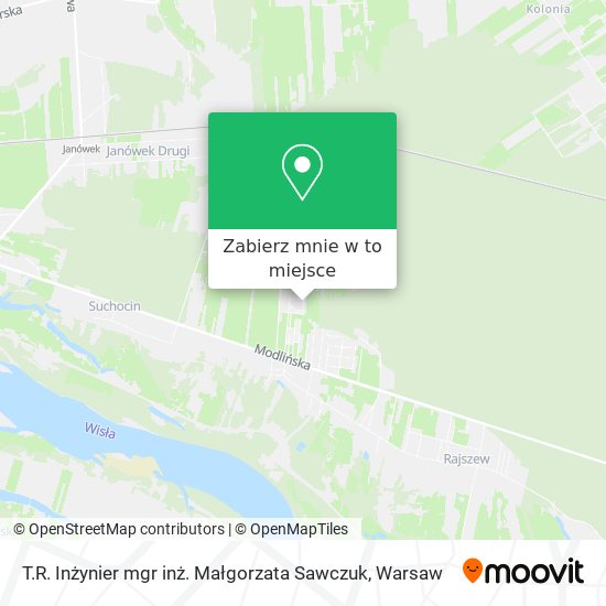 Mapa T.R. Inżynier mgr inż. Małgorzata Sawczuk