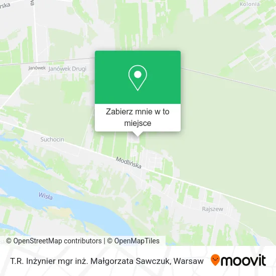 Mapa T.R. Inżynier mgr inż. Małgorzata Sawczuk