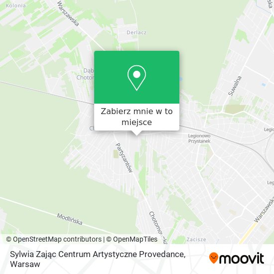 Mapa Sylwia Zając Centrum Artystyczne Provedance