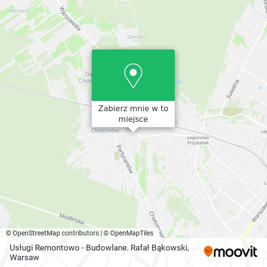 Mapa Usługi Remontowo - Budowlane. Rafał Bąkowski